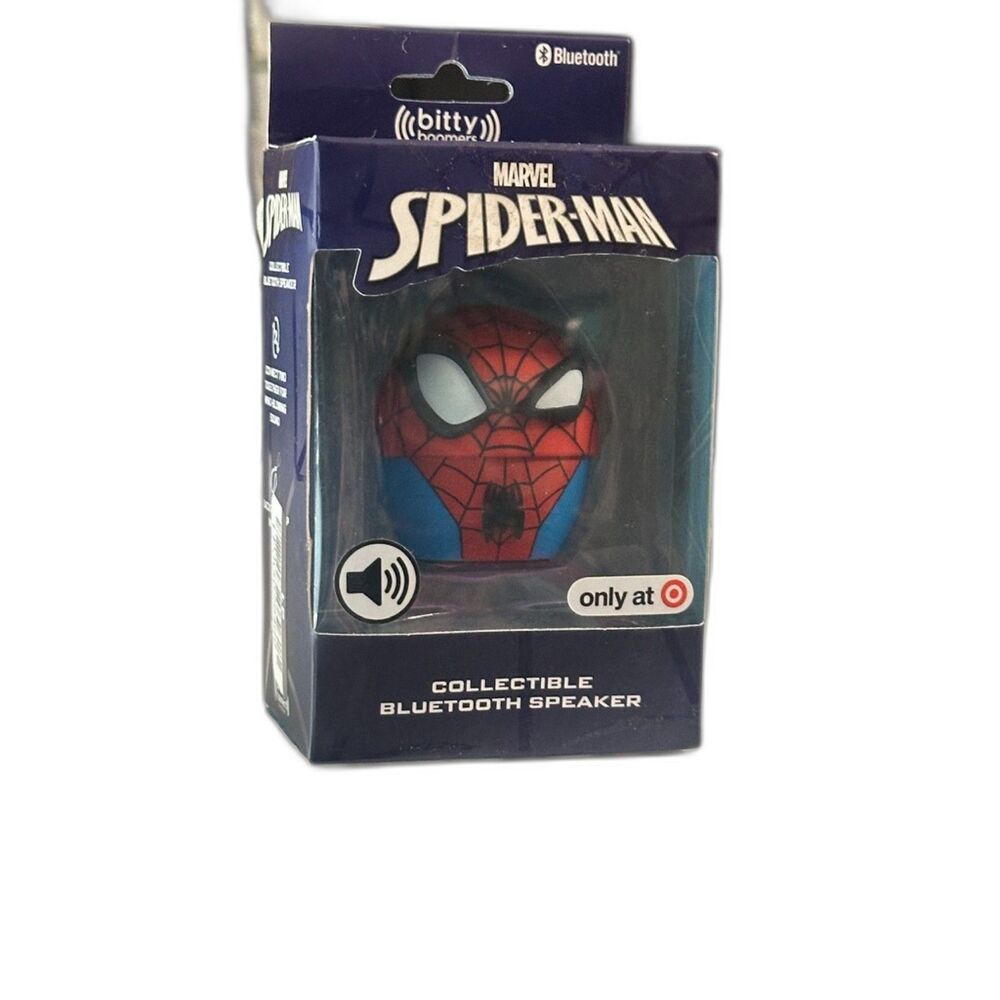 Marvel Spider-Man Collectible Mini Bluetooth Speaker by Bitty Boomers